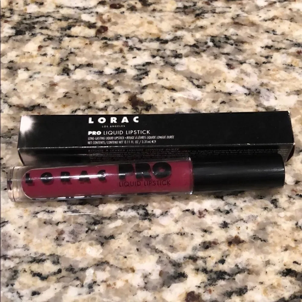 💋 NIB Lorac Pro Liquid creamy Lipstick In Mulberry new in box